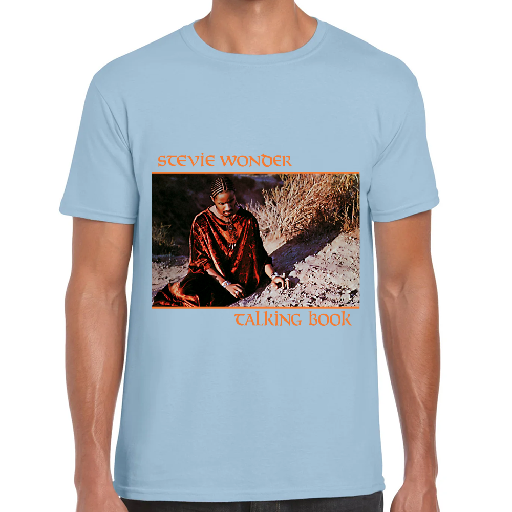 Playera Stevie Wonder Talking book Algodón Premium #596