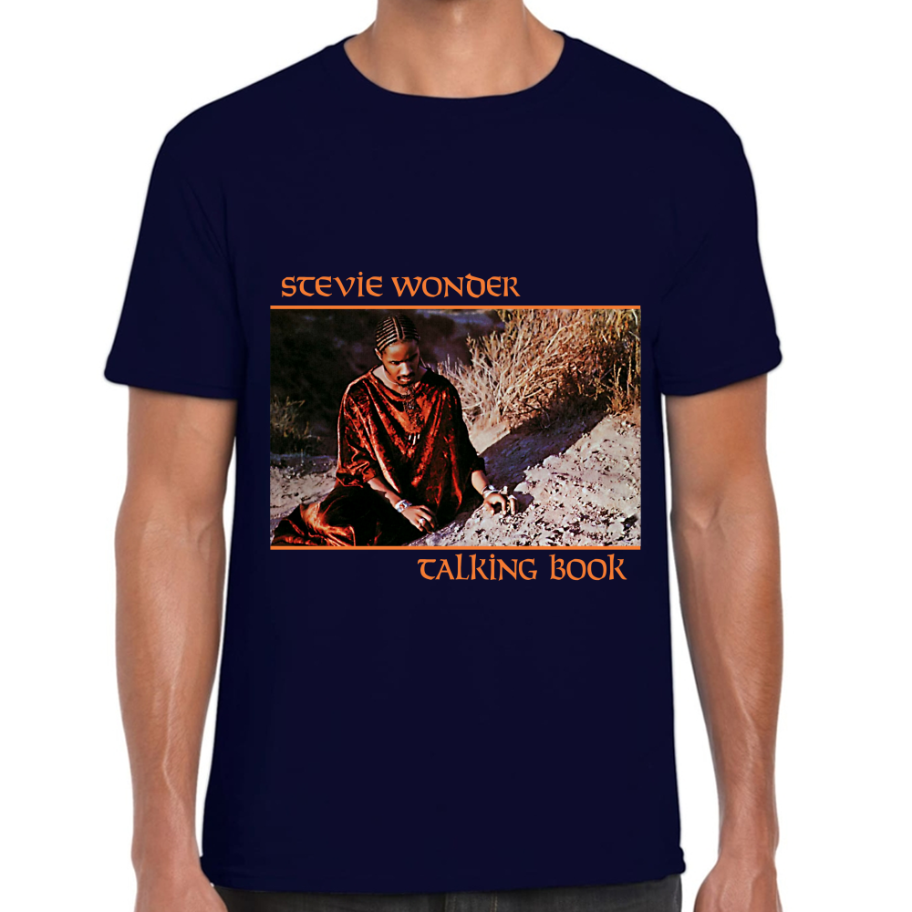 Playera Stevie Wonder Talking book Algodón Premium #596