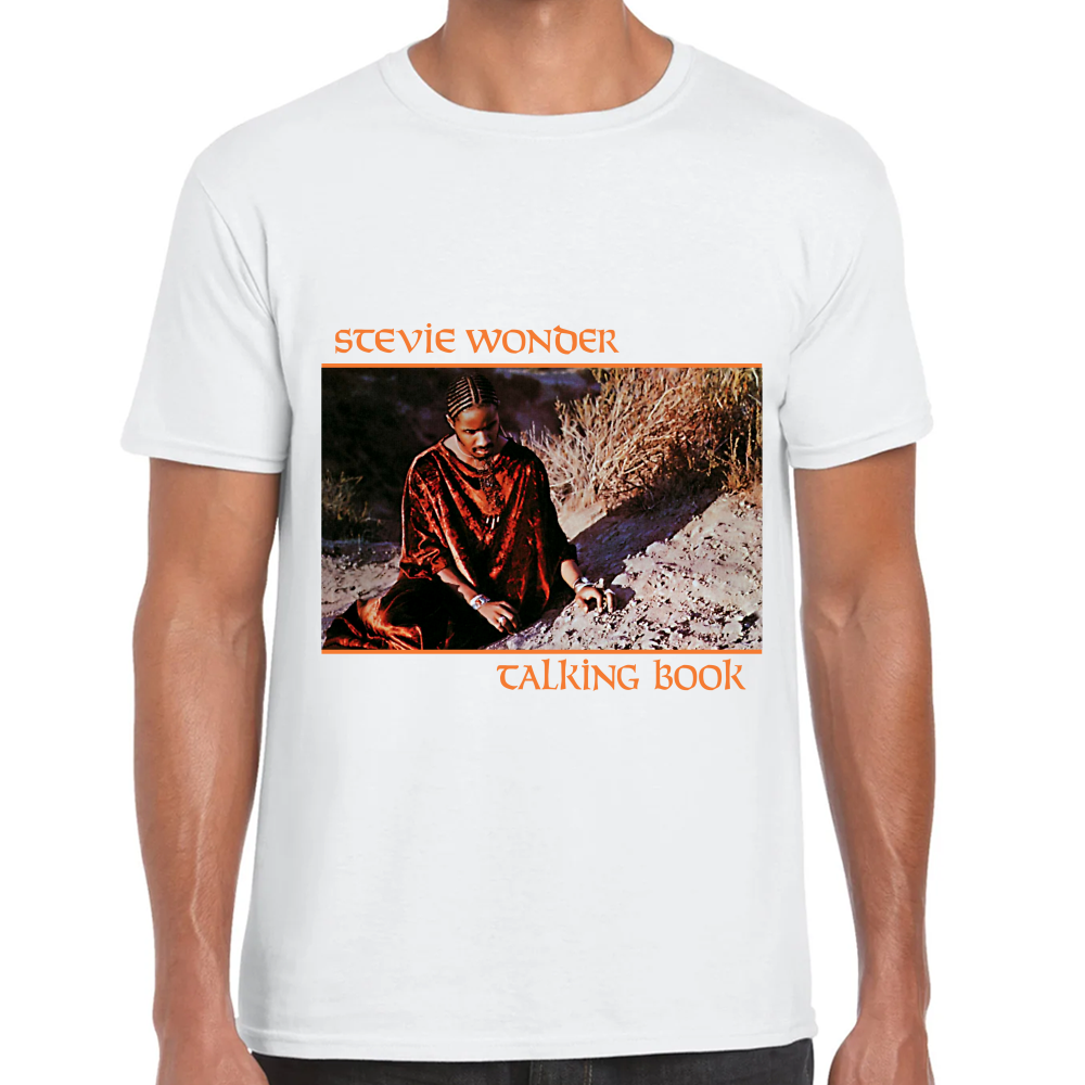 Playera Stevie Wonder Talking book Algodón Premium #596