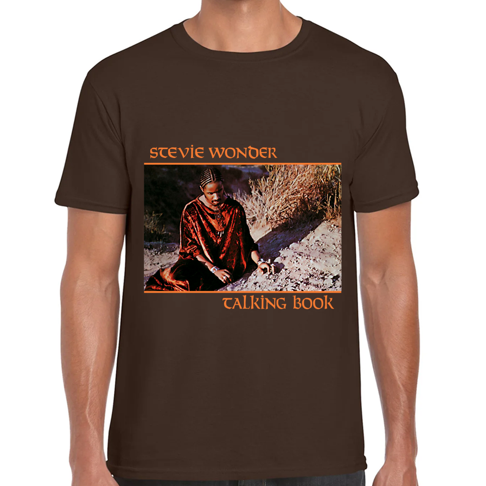 Playera Stevie Wonder Talking book Algodón Premium #596