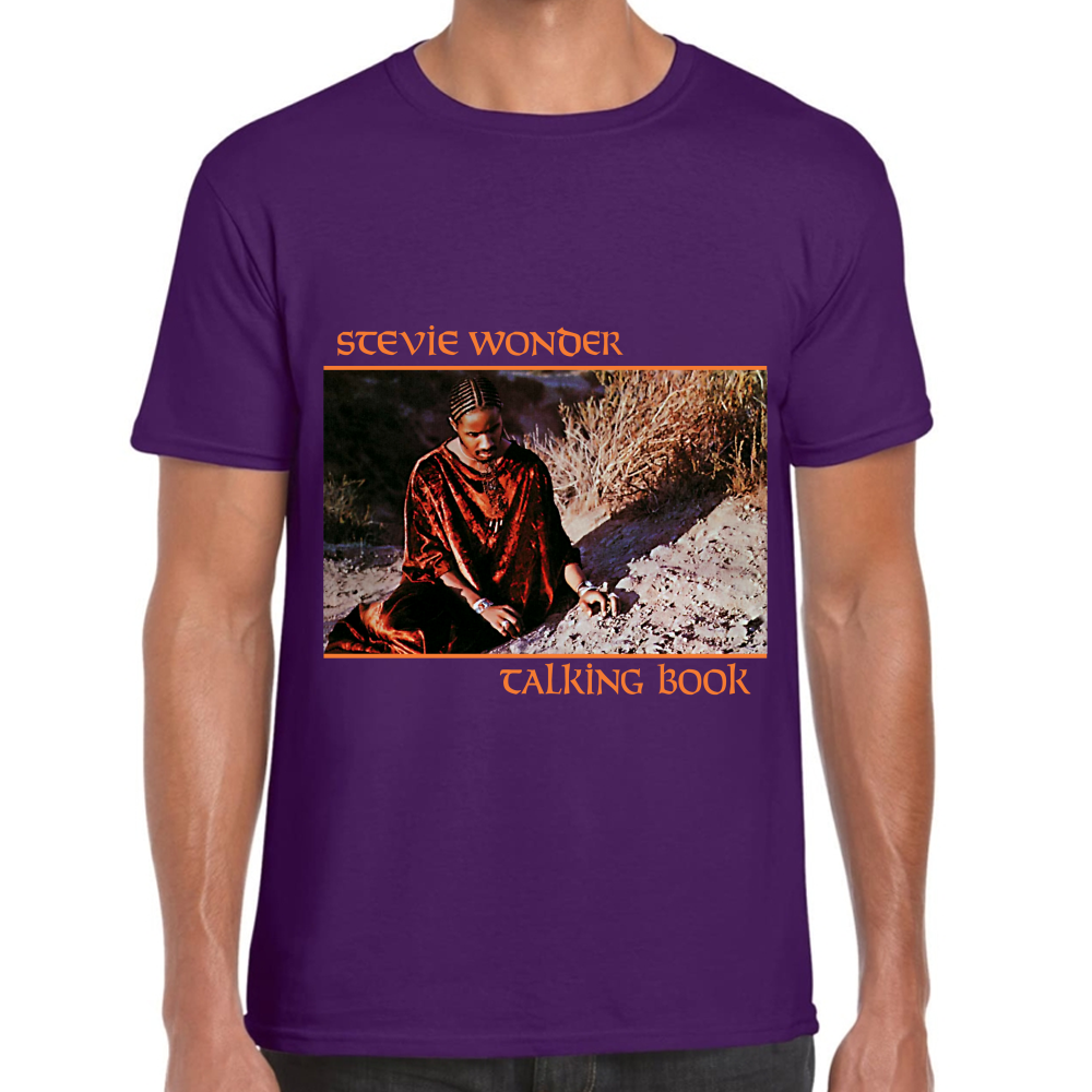 Playera Stevie Wonder Talking book Algodón Premium #596