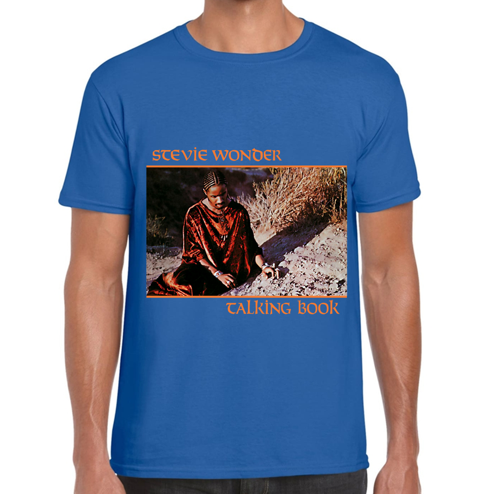 Playera Stevie Wonder Talking book Algodón Premium #596