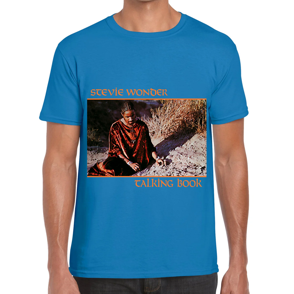 Playera Stevie Wonder Talking book Algodón Premium #596
