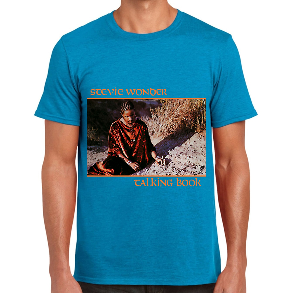 Playera Stevie Wonder Talking book Algodón Premium #596
