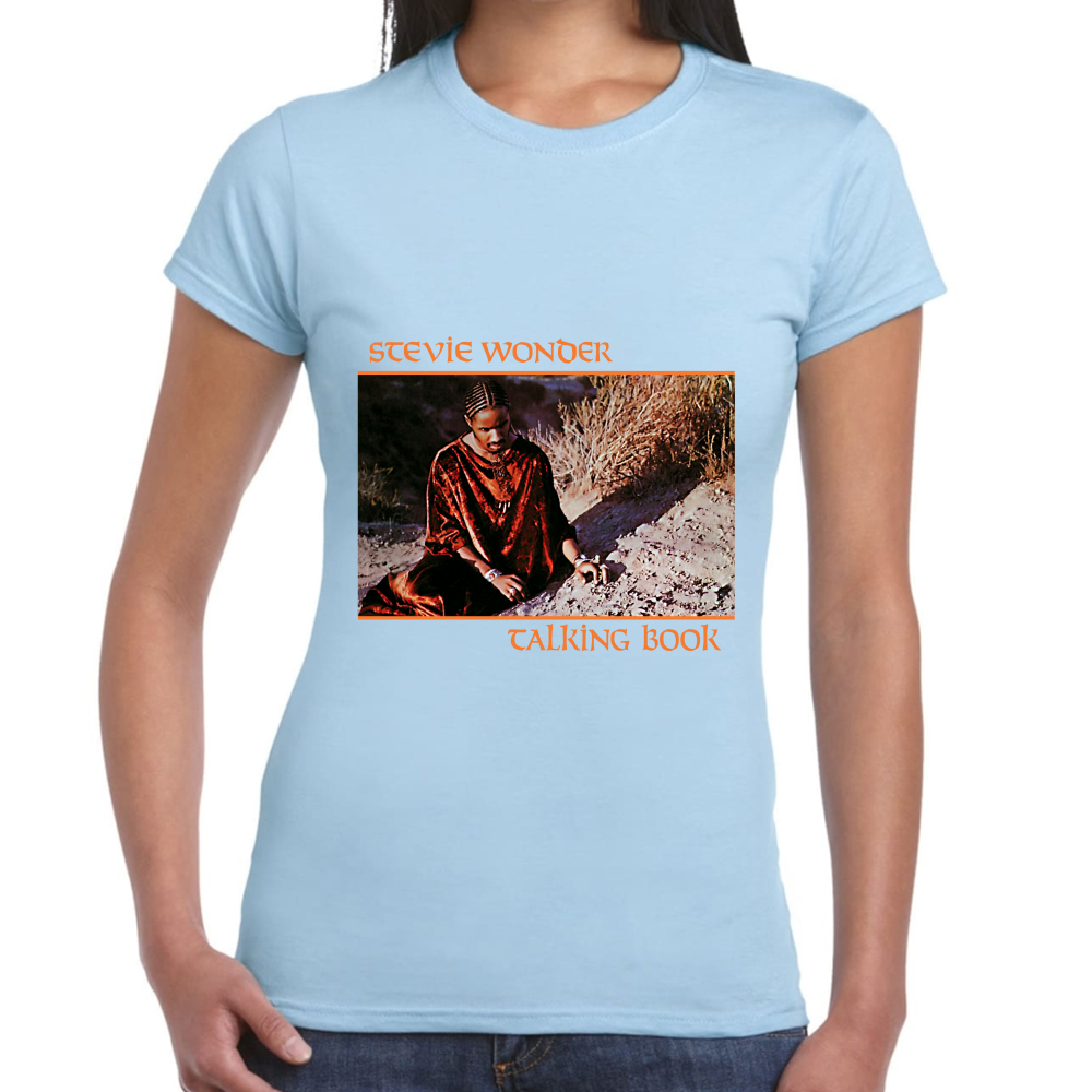 Playera Stevie Wonder Talking book Algodón Premium #596
