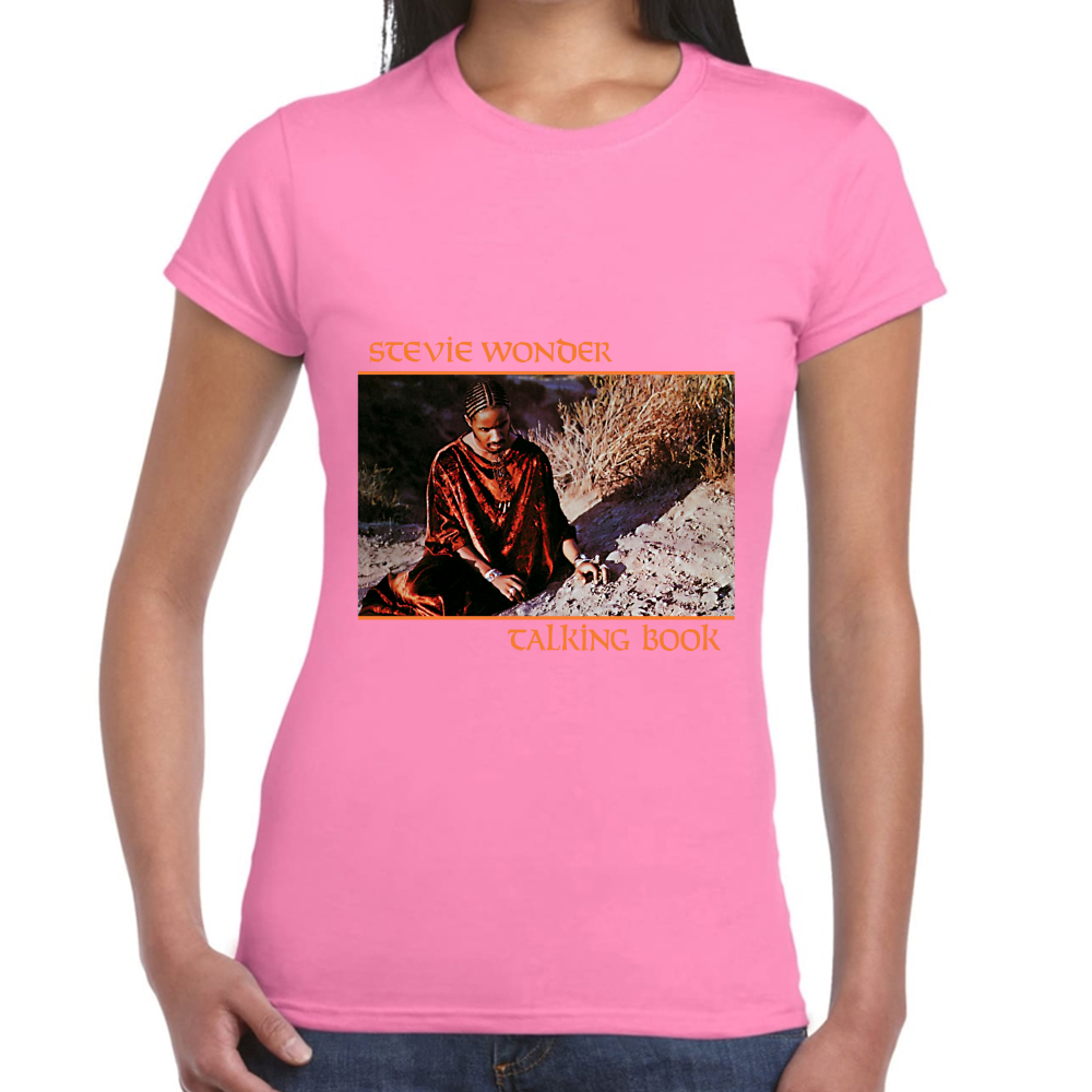 Playera Stevie Wonder Talking book Algodón Premium #596