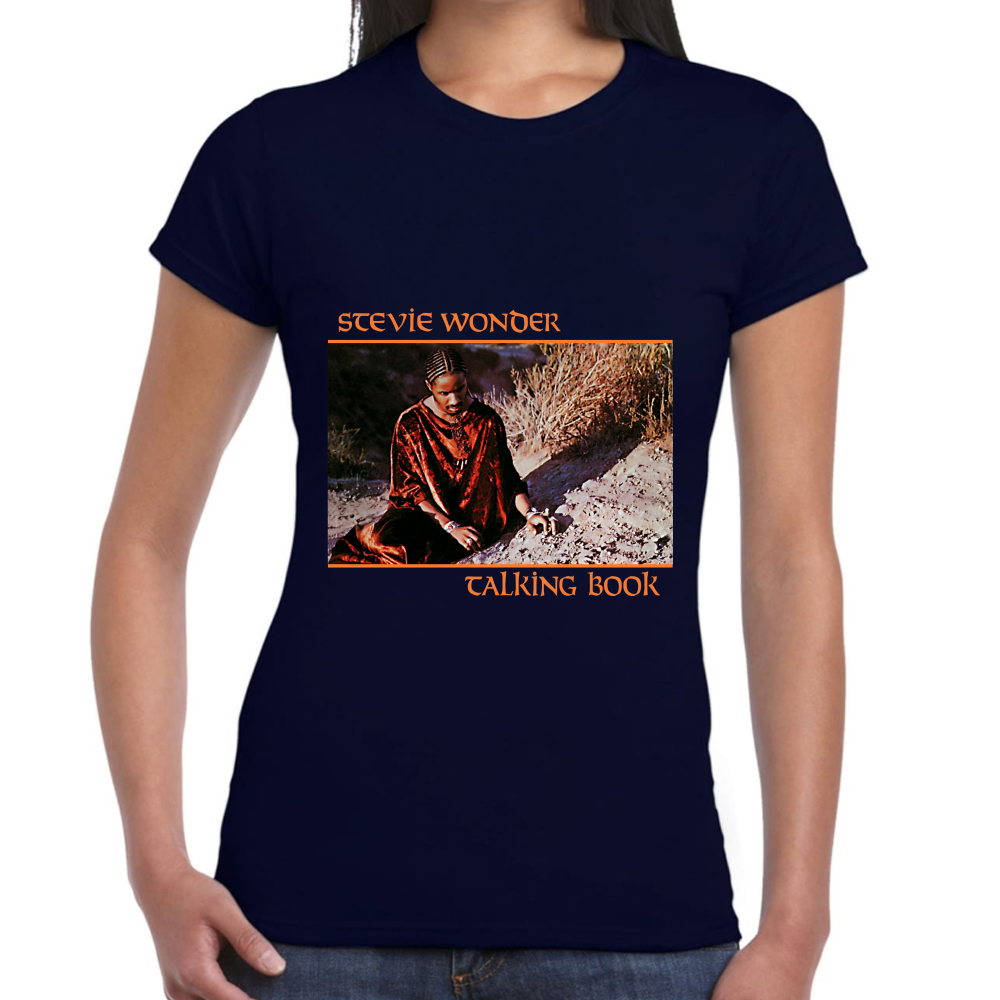 Playera Stevie Wonder Talking book Algodón Premium #596