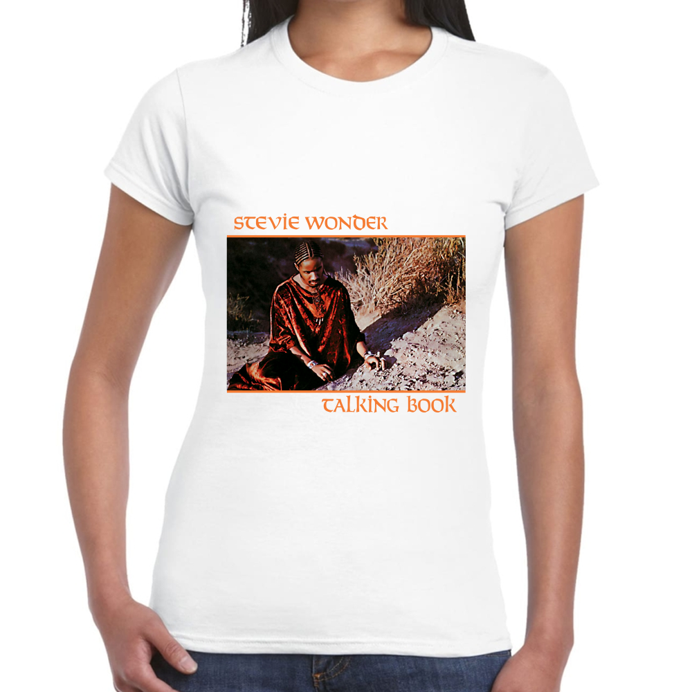 Playera Stevie Wonder Talking book Algodón Premium #596 Imagen secundaria del producto