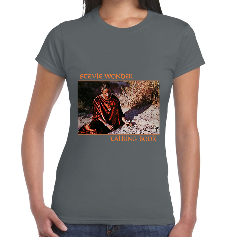 Playera Stevie Wonder Talking book Algodón Premium #596