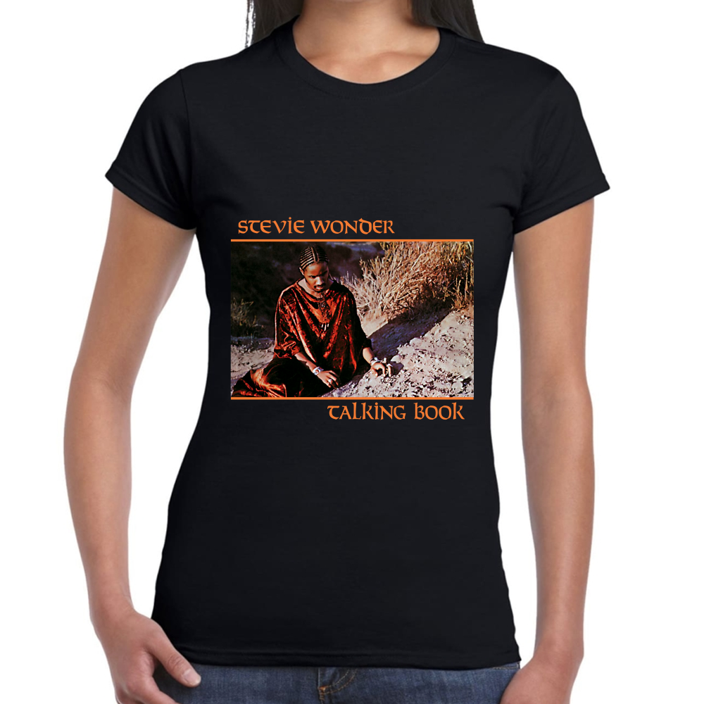 Playera Stevie Wonder Talking book Algodón Premium #596