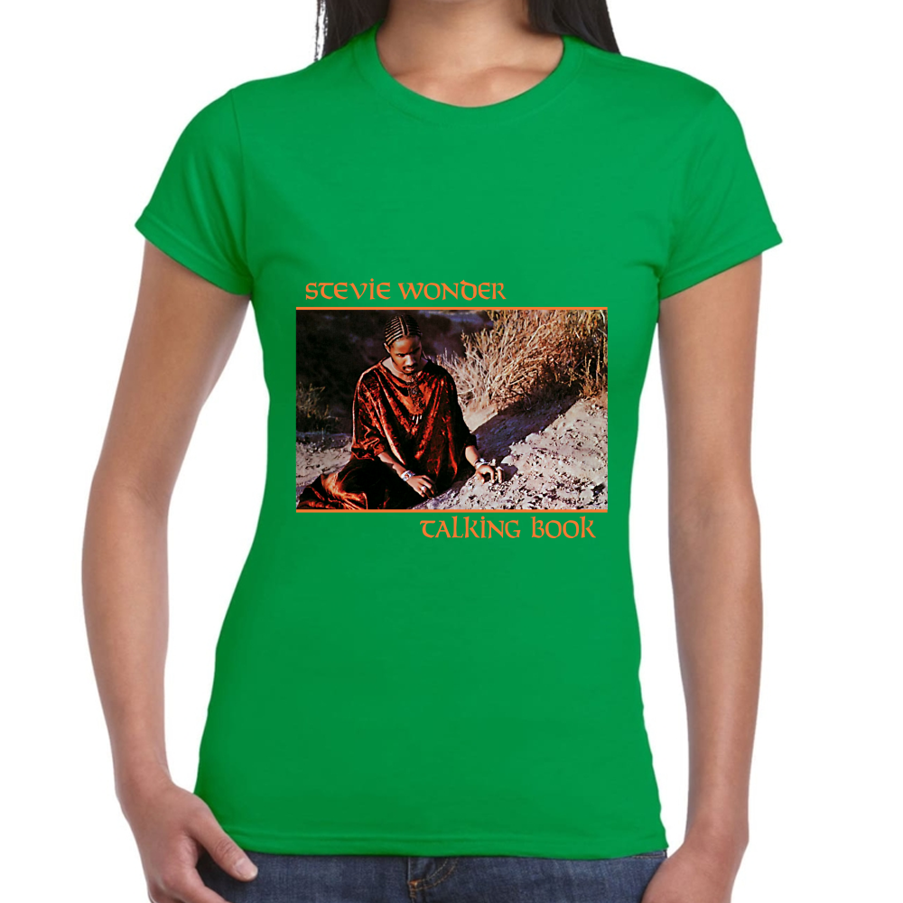 Playera Stevie Wonder Talking book Algodón Premium #596