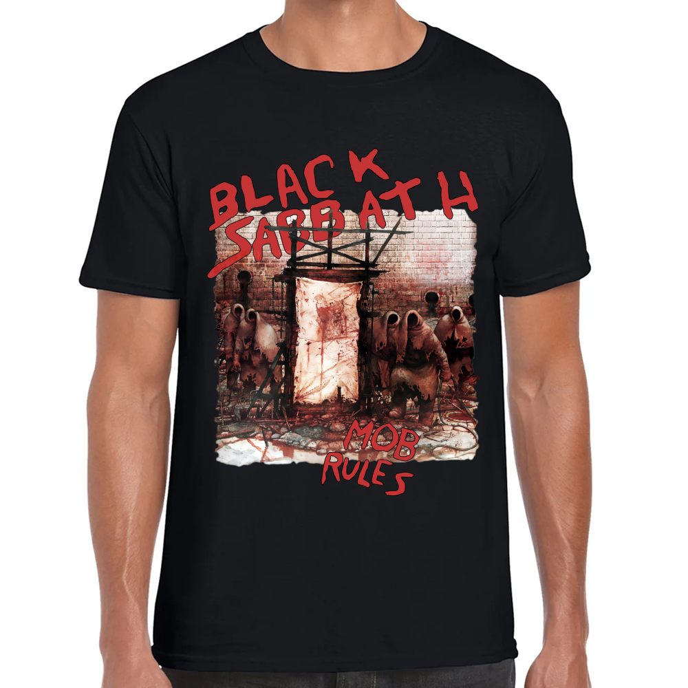 Black Sabbath Mob Rules Algodón Premium #599
