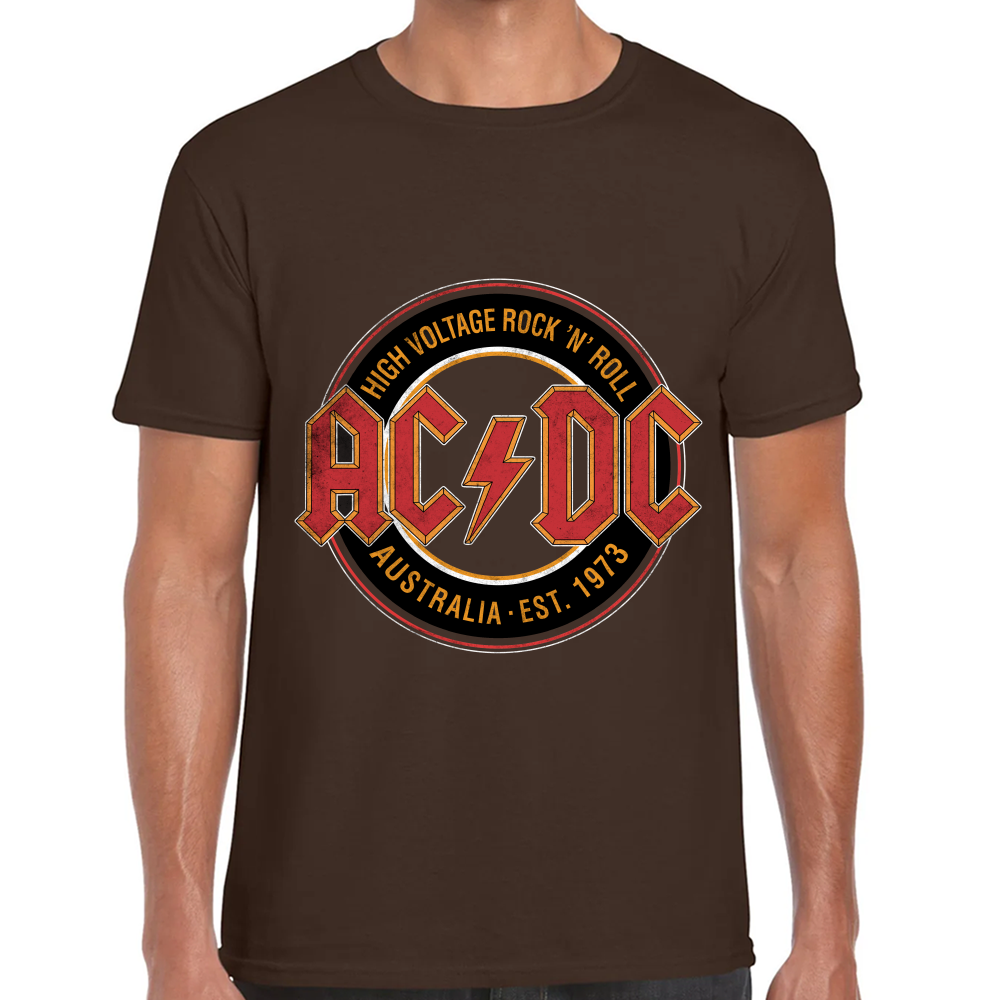Playera  AC/DC High Voltage Algodón Premium #600