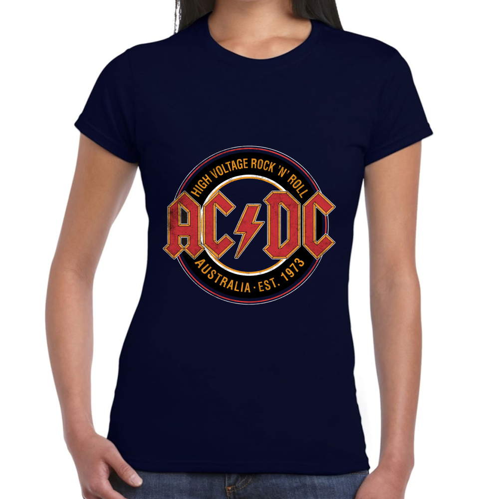Playera  AC/DC High Voltage Algodón Premium #600