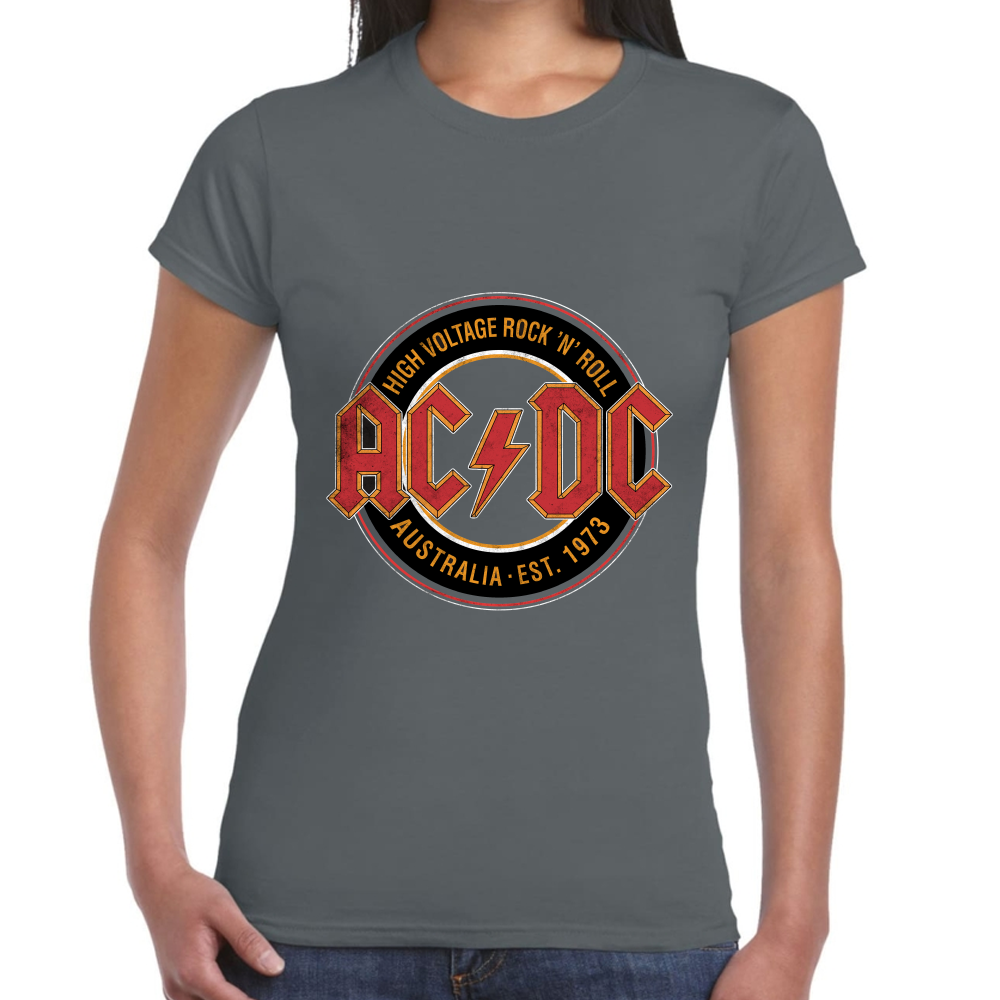 Playera  AC/DC High Voltage Algodón Premium #600