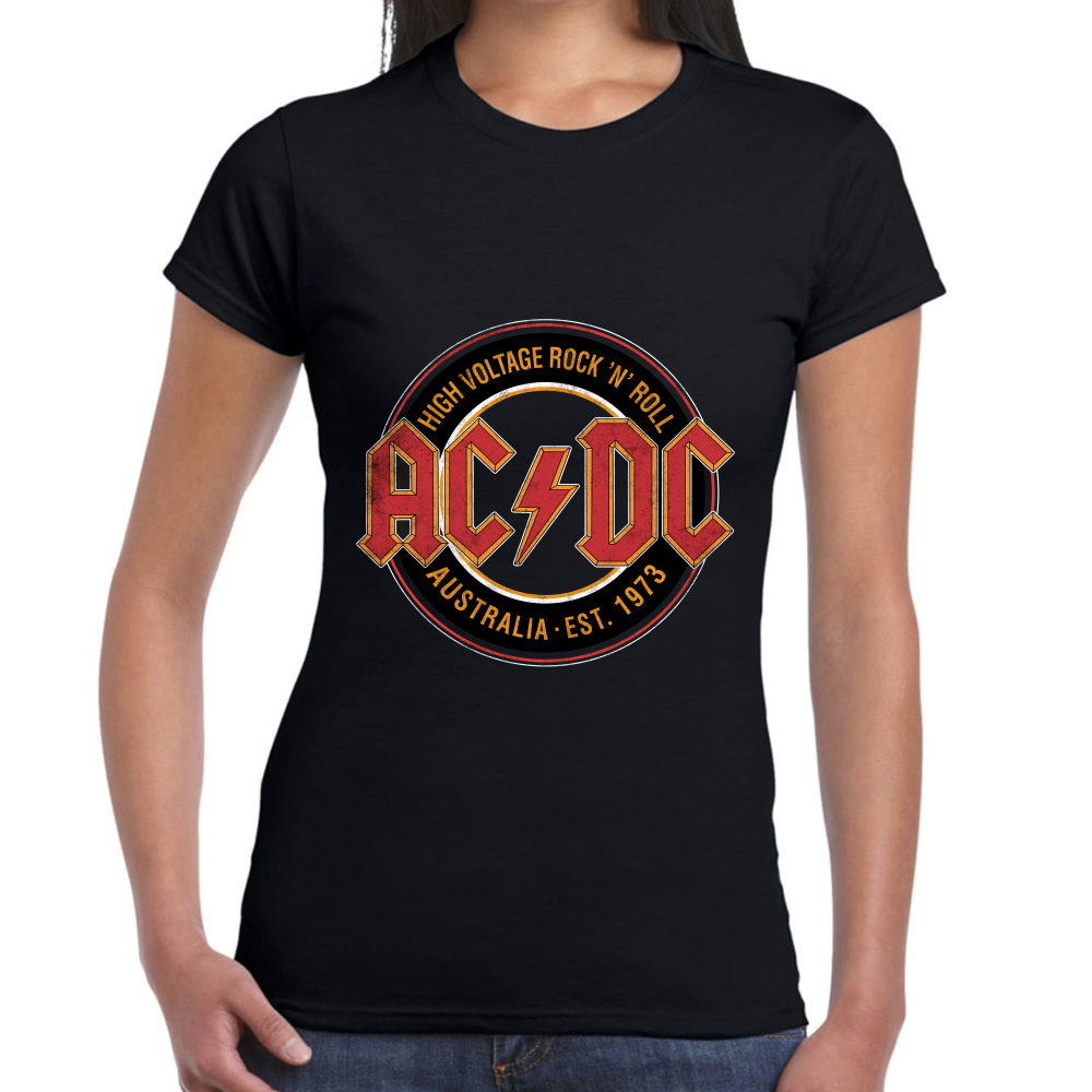 Playera  AC/DC High Voltage Algodón Premium #600
