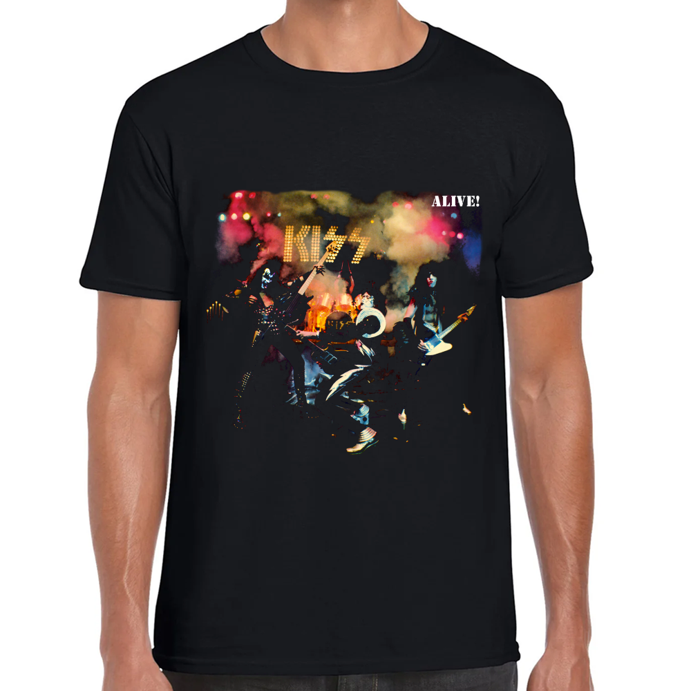 Playera Kiss Alive Algodón Premium #608
