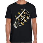 Playeras Gibson Les Paul Negro Algodón Premium #612