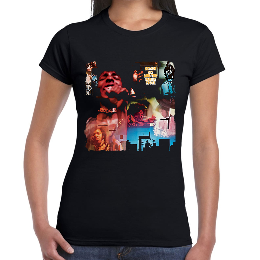 Playera Sly & The Family Stone Stand Algodón Premium #616