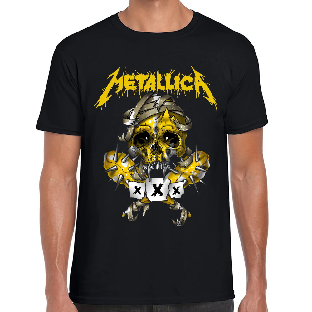 Playera Metallica Algodón Premium #620