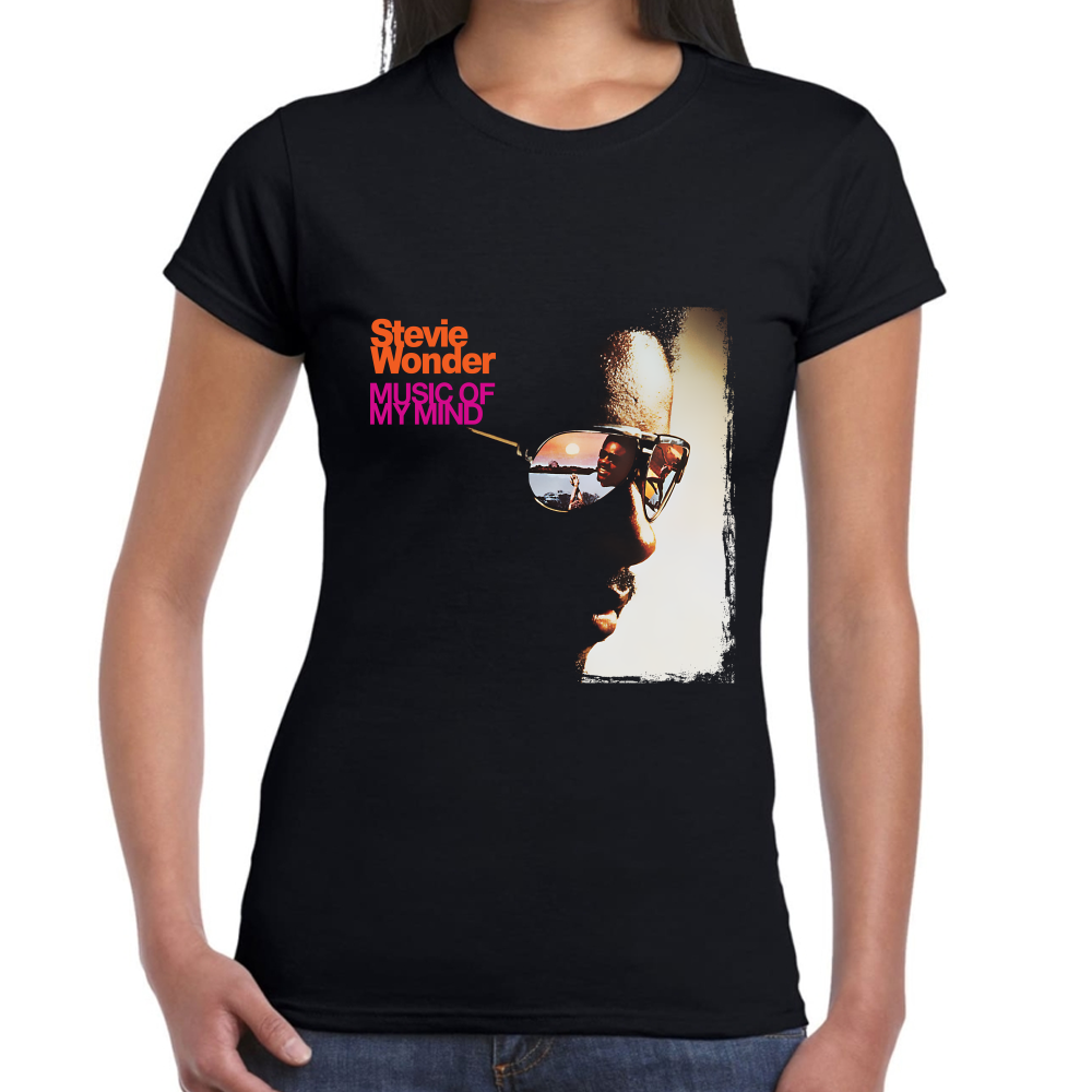 Playera Stevie Wonder Music of my mind Algodón Premium #622