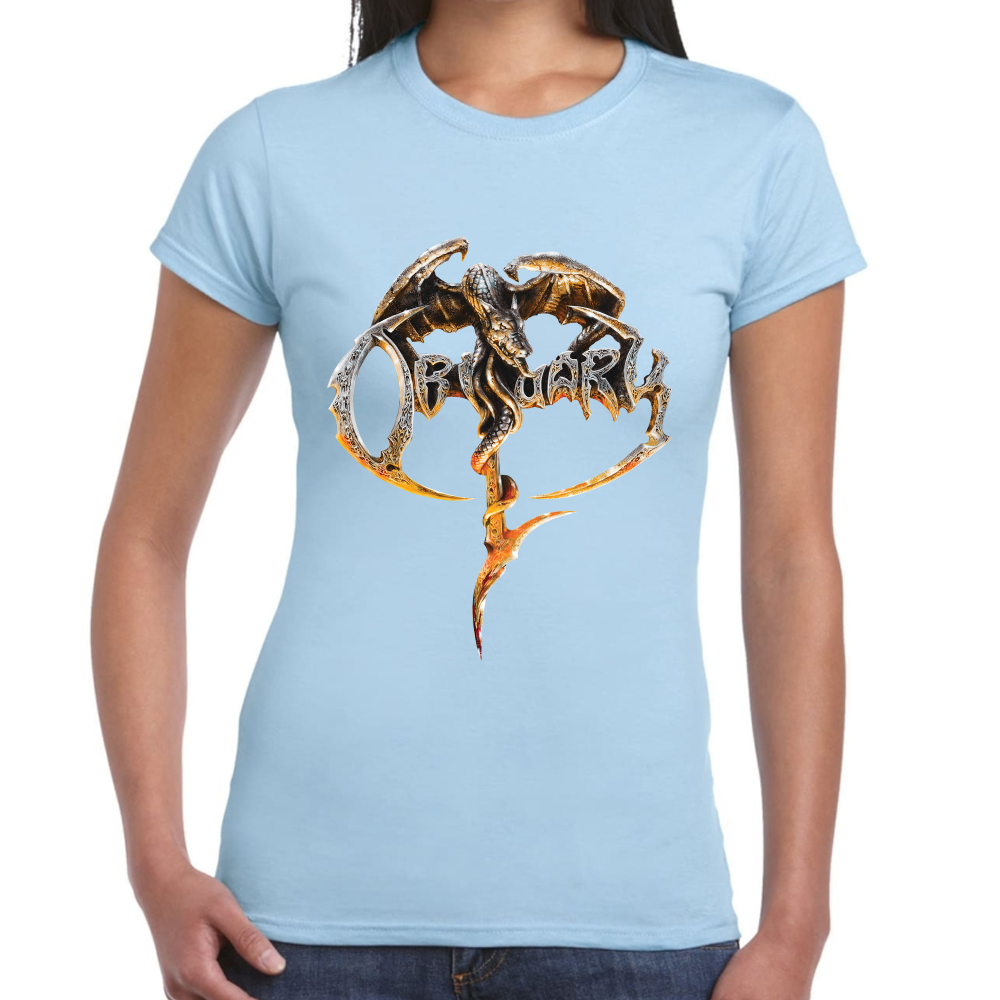 Playera Obituary Homónimo Algodón Premium #627