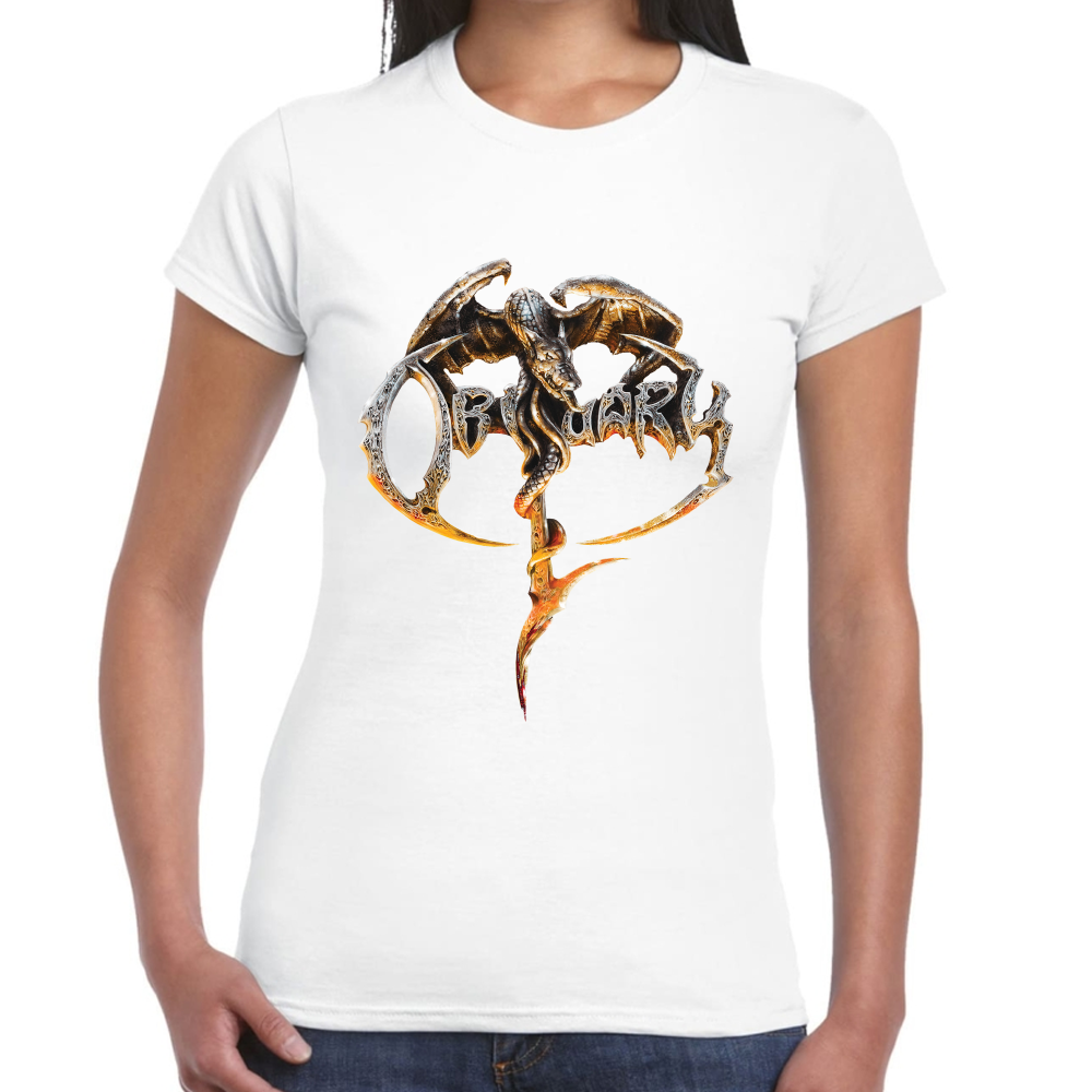 Playera Obituary Homónimo Algodón Premium #627