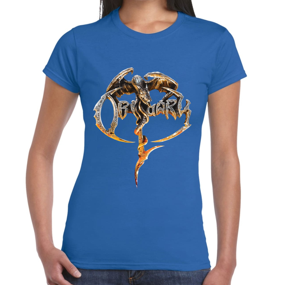 Playera Obituary Homónimo Algodón Premium #627