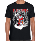 Playera Jack Skellington y Sally El Extraño Mundo de Jack Algodón Premium #632