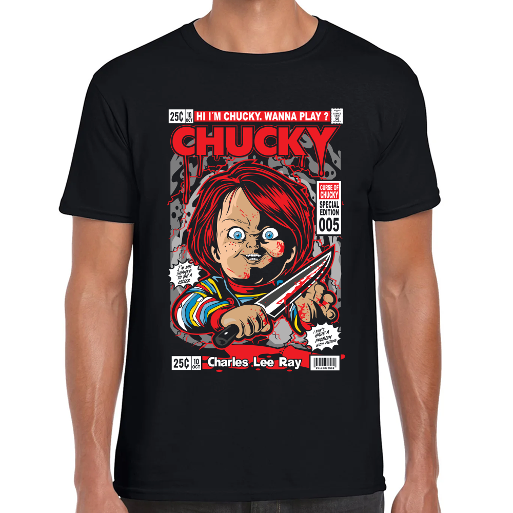 Playera Chucky Algodón Premium #633 Imagen principal del producto