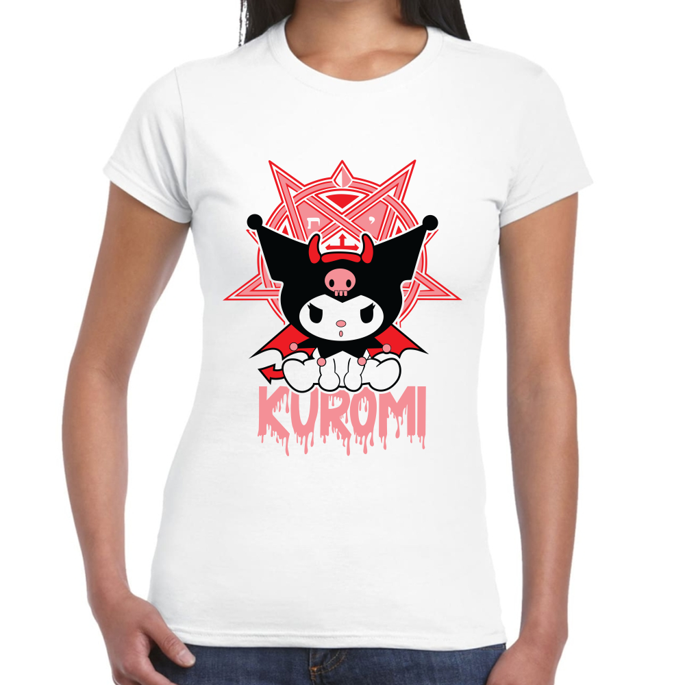 Playera Kuromi My Melody Algodón Premium #634
