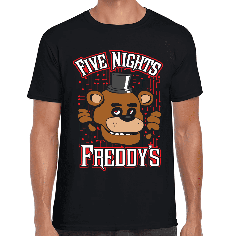 Playera Five Nights at Freddy's Algodón Premium #635