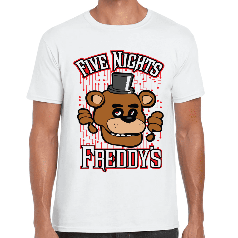 Playera Five Nights at Freddy's Algodón Premium #635