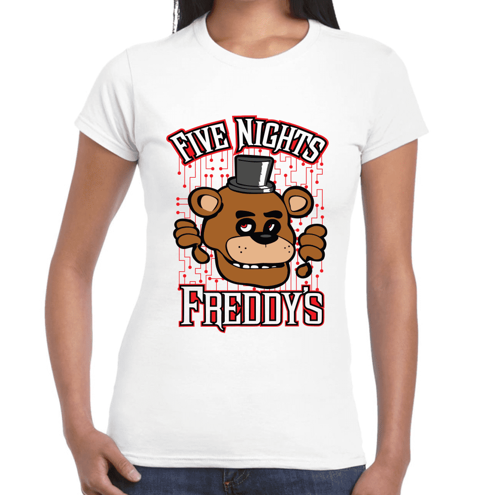 Playera Five Nights at Freddy's Algodón Premium #635 Imagen secundaria del producto