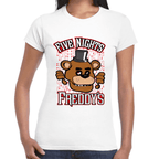 Playera Five Nights at Freddy's Algodón Premium #635