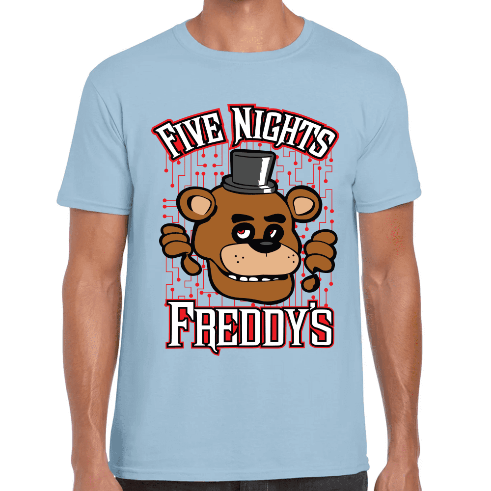 Playera Five Nights at Freddy's Algodón Premium #635