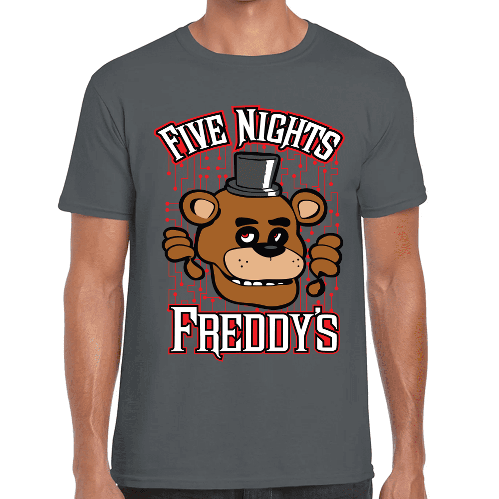 Playera Five Nights at Freddy's Algodón Premium #635