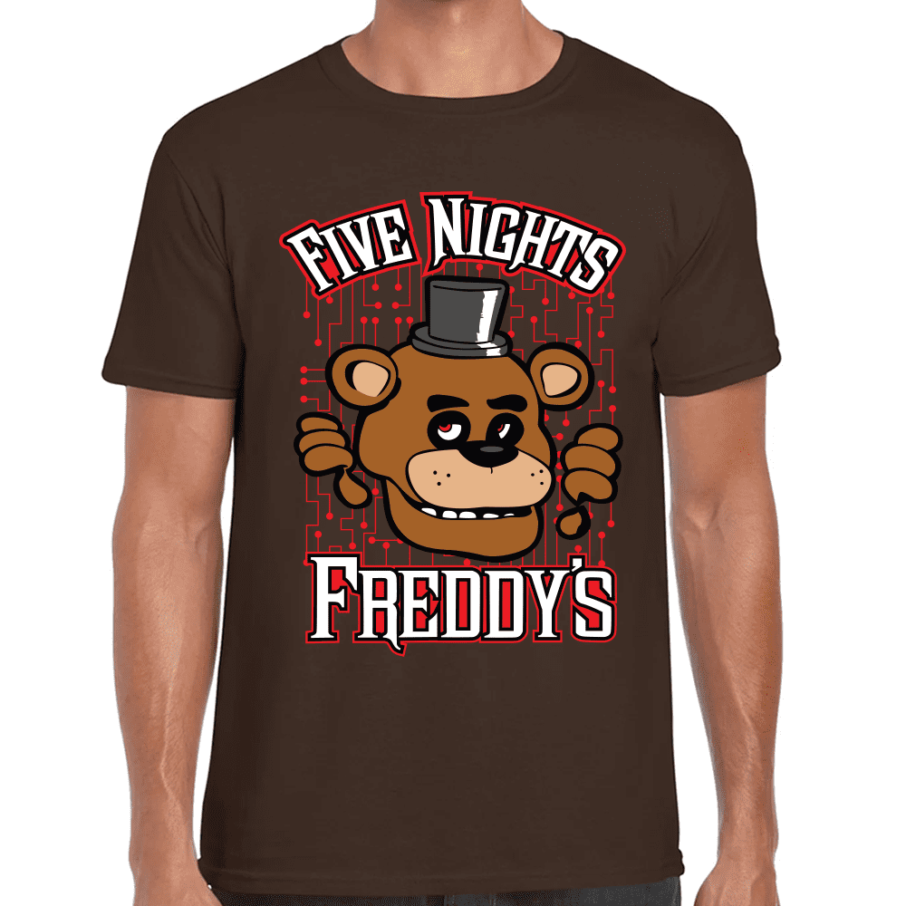 Playera Five Nights at Freddy's Algodón Premium #635