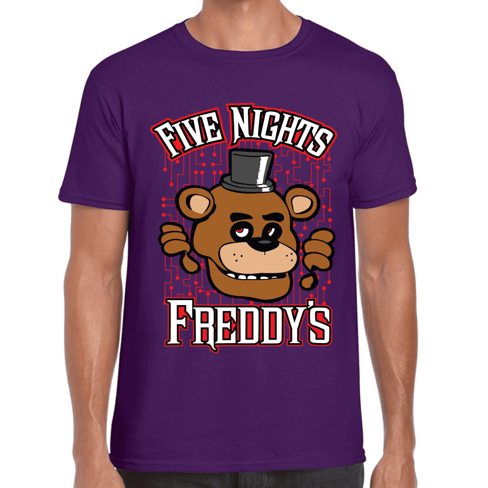 Playera Five Nights at Freddy's Algodón Premium #635