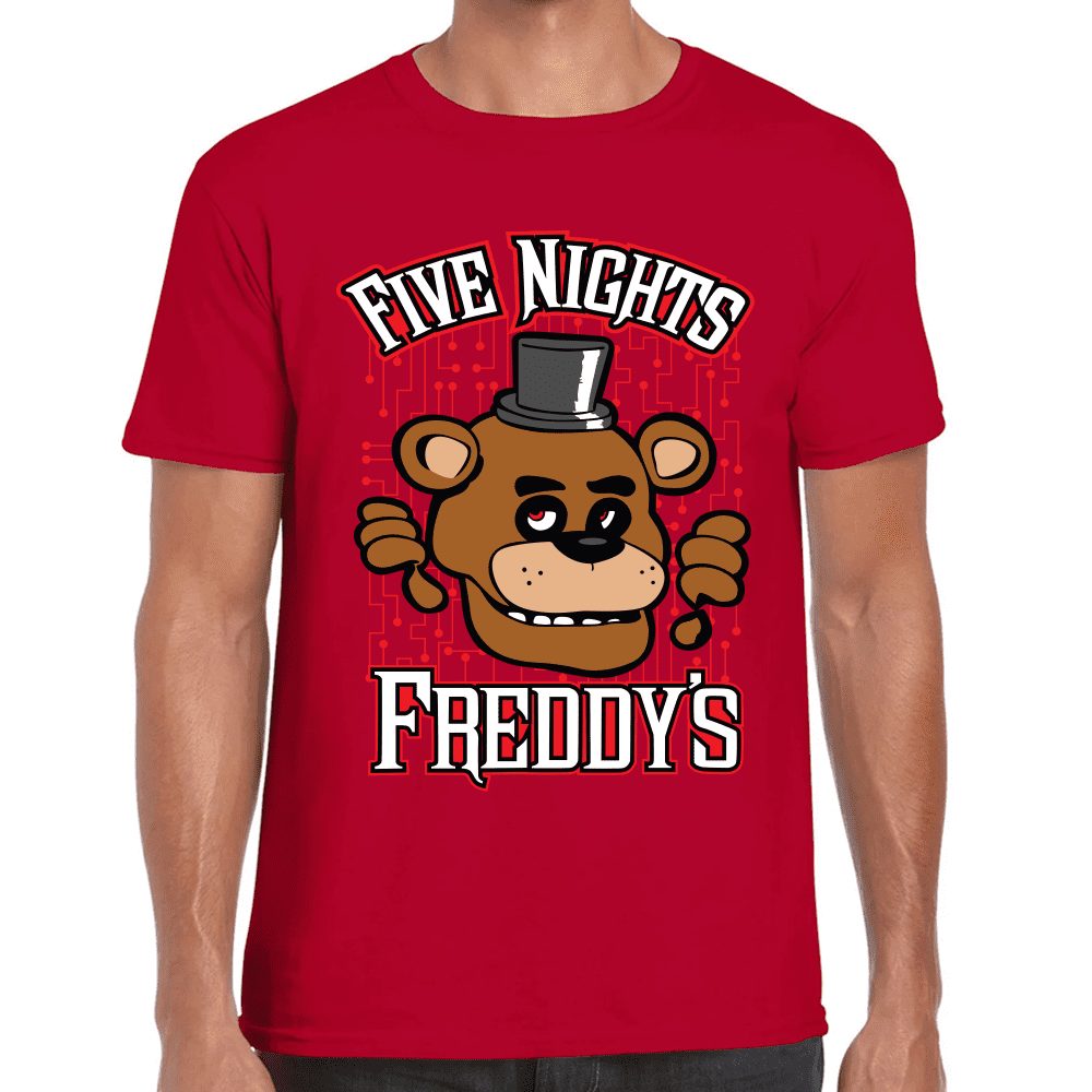 Playera Five Nights at Freddy's Algodón Premium #635