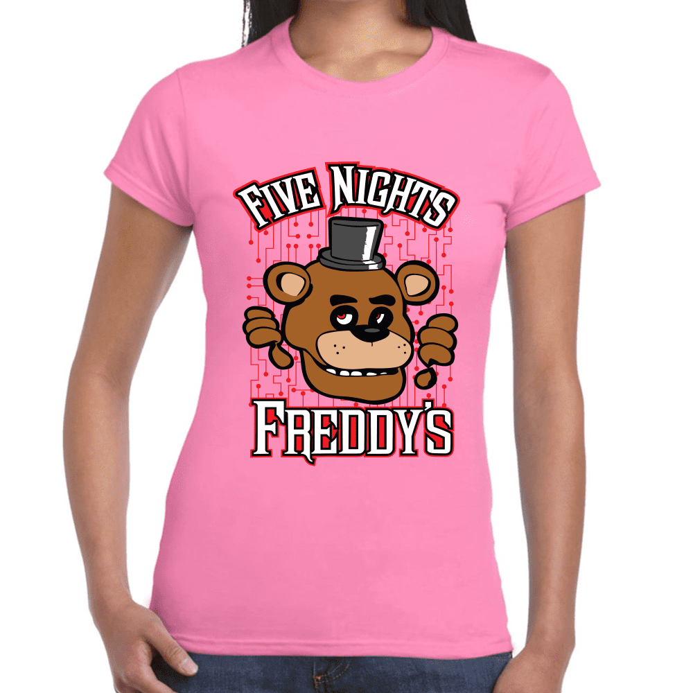 Playera Five Nights at Freddy's Algodón Premium #635
