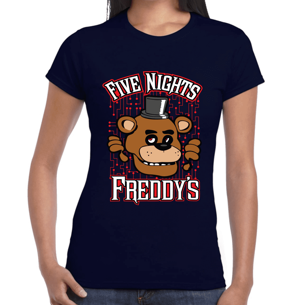 Playera Five Nights at Freddy's Algodón Premium #635