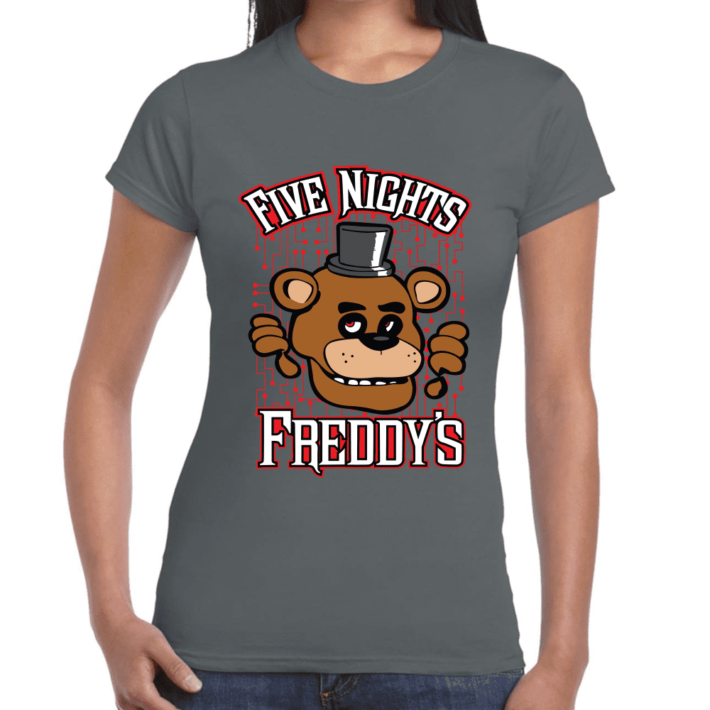 Playera Five Nights at Freddy's Algodón Premium #635