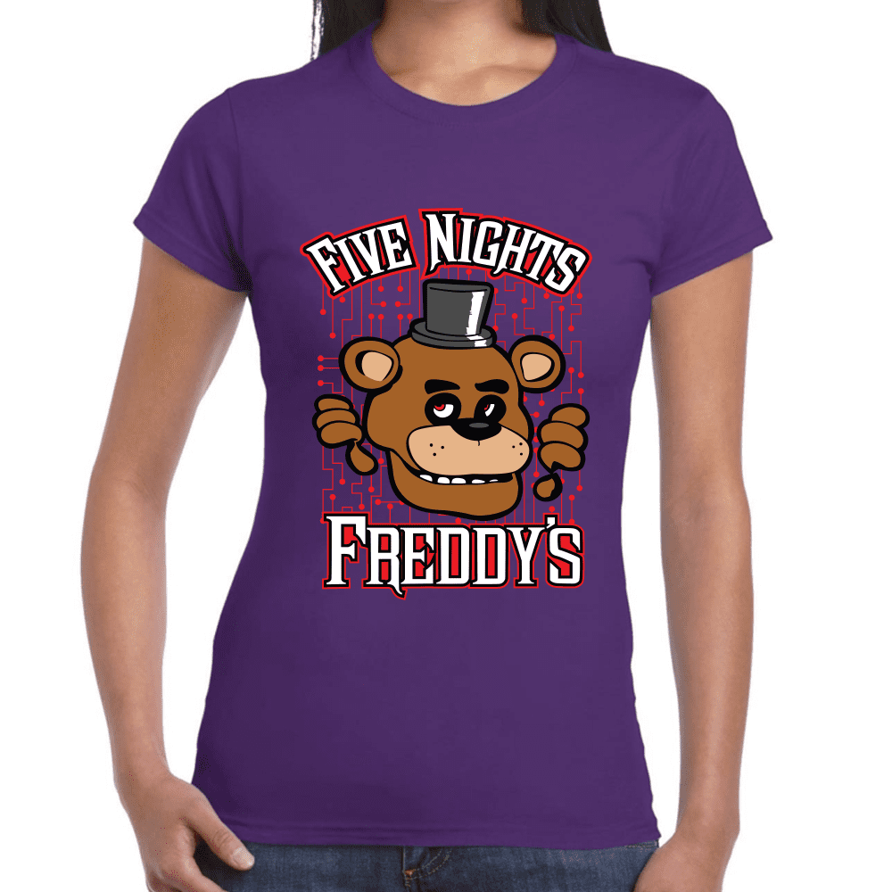 Playera Five Nights at Freddy's Algodón Premium #635