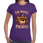 Playera Five Nights at Freddy's Algodón Premium #635