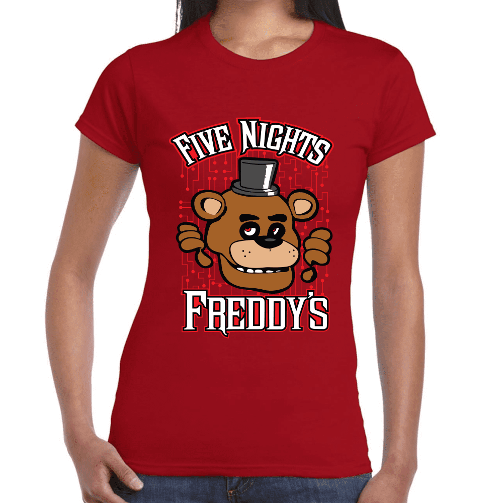 Playera Five Nights at Freddy's Algodón Premium #635