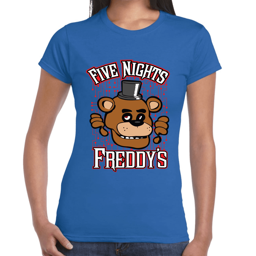 Playera Five Nights at Freddy's Algodón Premium #635