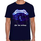 Playera Metallica Ride the Lightning Algodón Premium #636