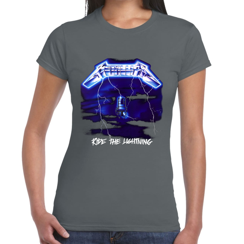 Playera Metallica Ride the Lightning Algodón Premium #636