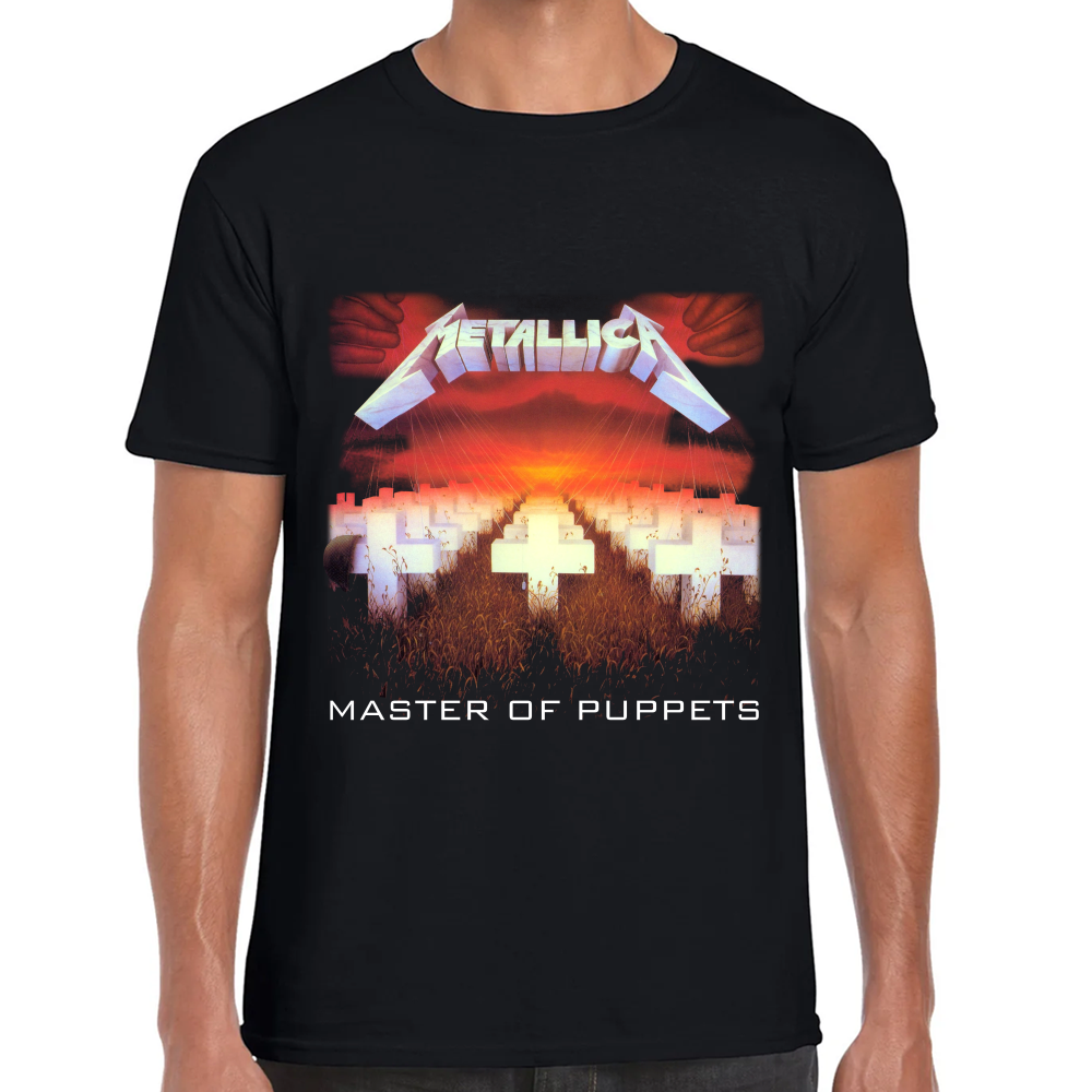 Playera Metallica Master of Puppets Algodón Premium #637